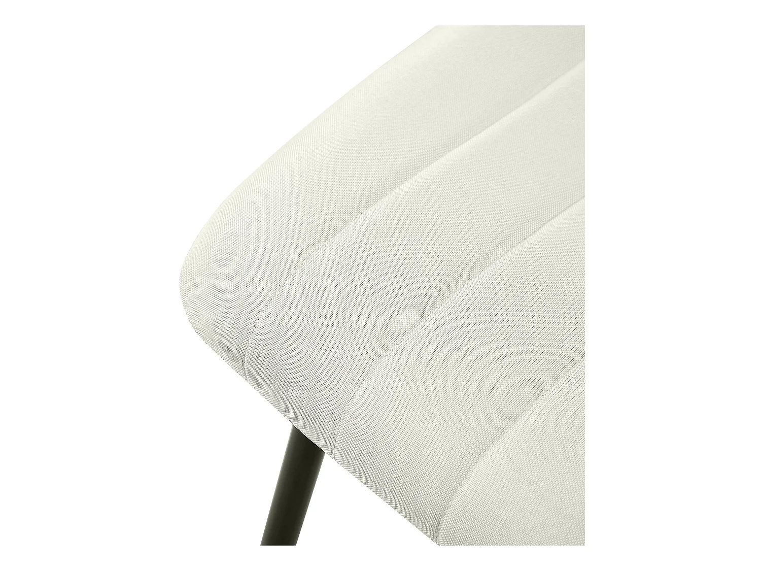 chaise salle à manger - Tissu - Crème - Dijon