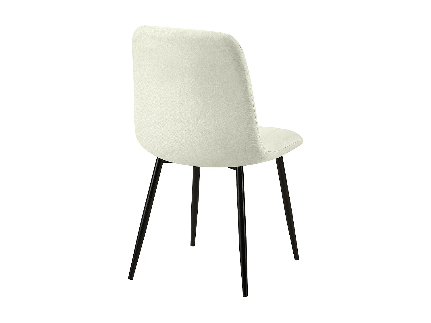 chaise salle à manger - Tissu - Crème - Dijon