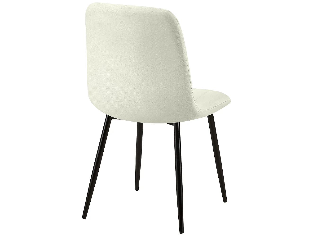 chaise salle à manger - Tissu - Crème - Dijon