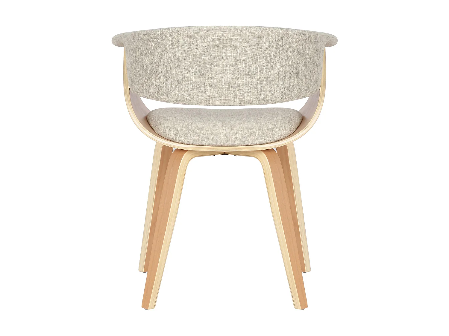 chaise salle à manger - Tissu & Nature - Crème - Bruce