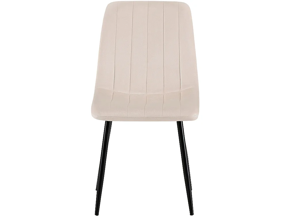 chaise salle à manger - Velours - Crème - Dijon