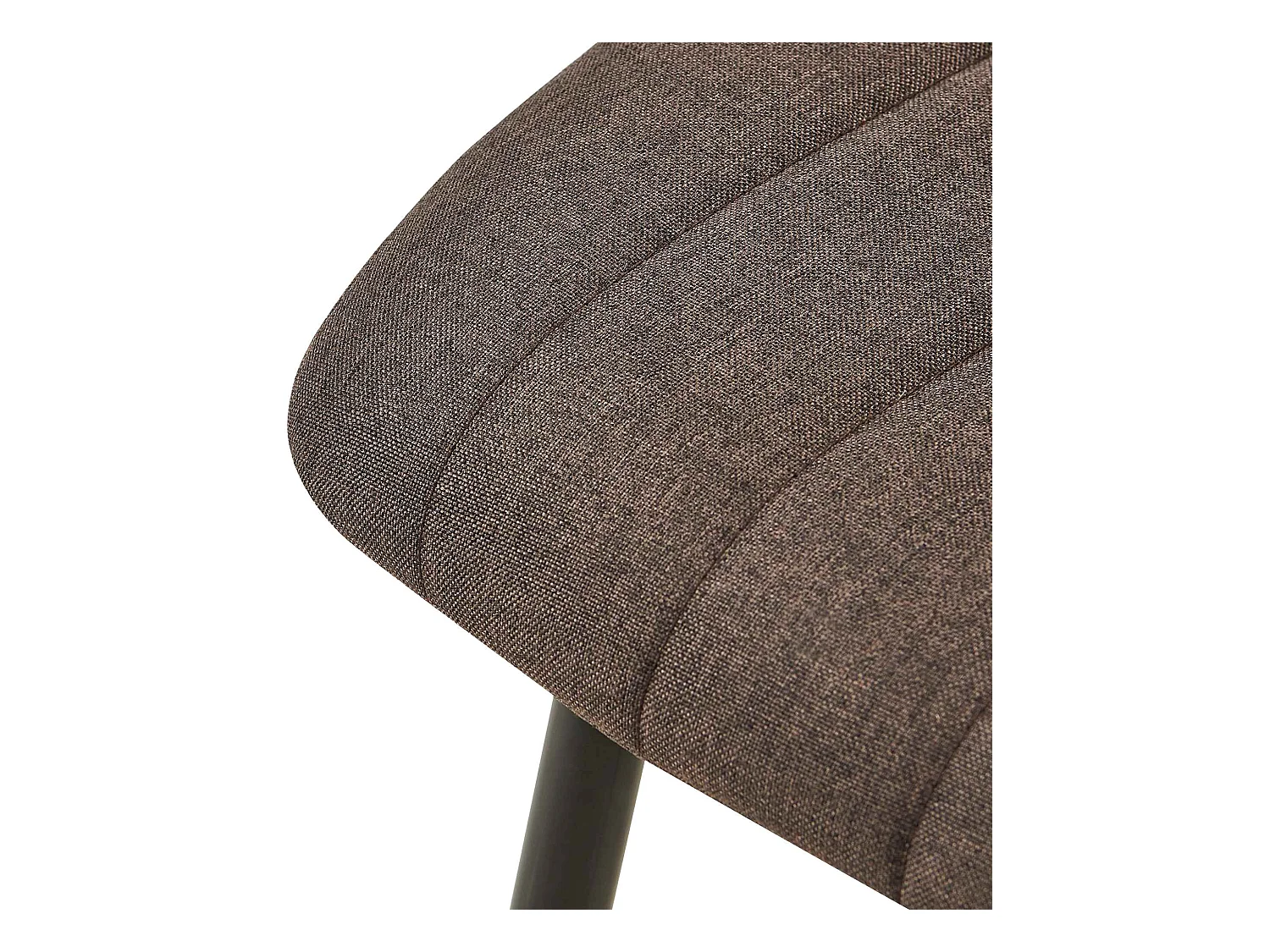 Silla de comedor - Tela - Marrón - Dijon