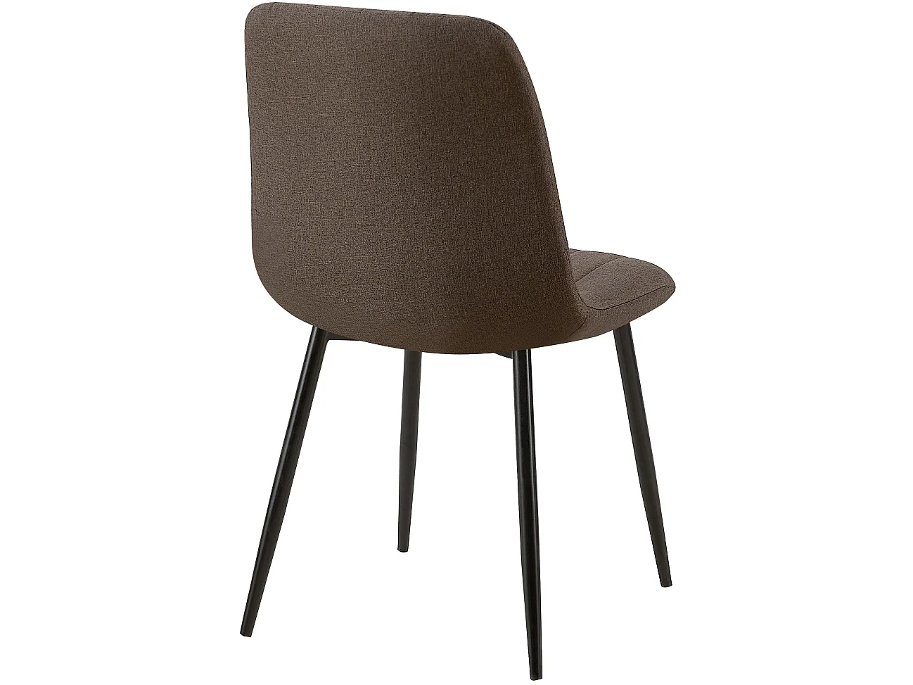 Eetkamerstoelen - Stof - bruin - Dijon