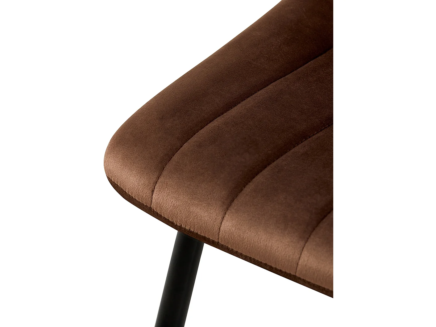 Eetkamerstoelen - Fluweel - bruin - Dijon