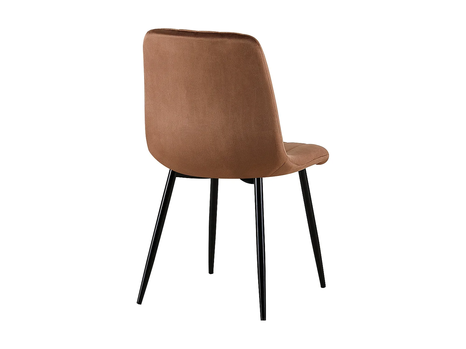 chaise salle à manger - Velours - Marron - Dijon