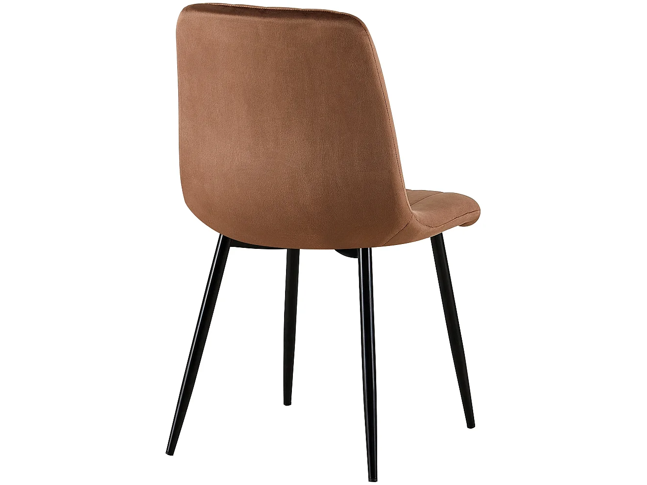 Eetkamerstoelen - Fluweel - bruin - Dijon