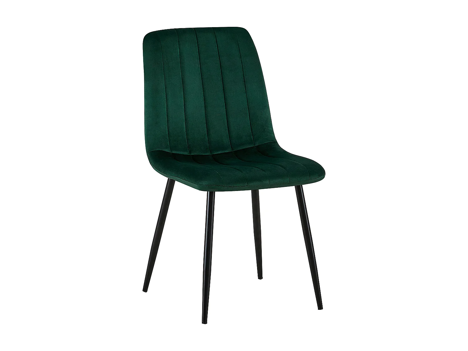 Eetkamerstoelen - Fluweel - groen - Dijon