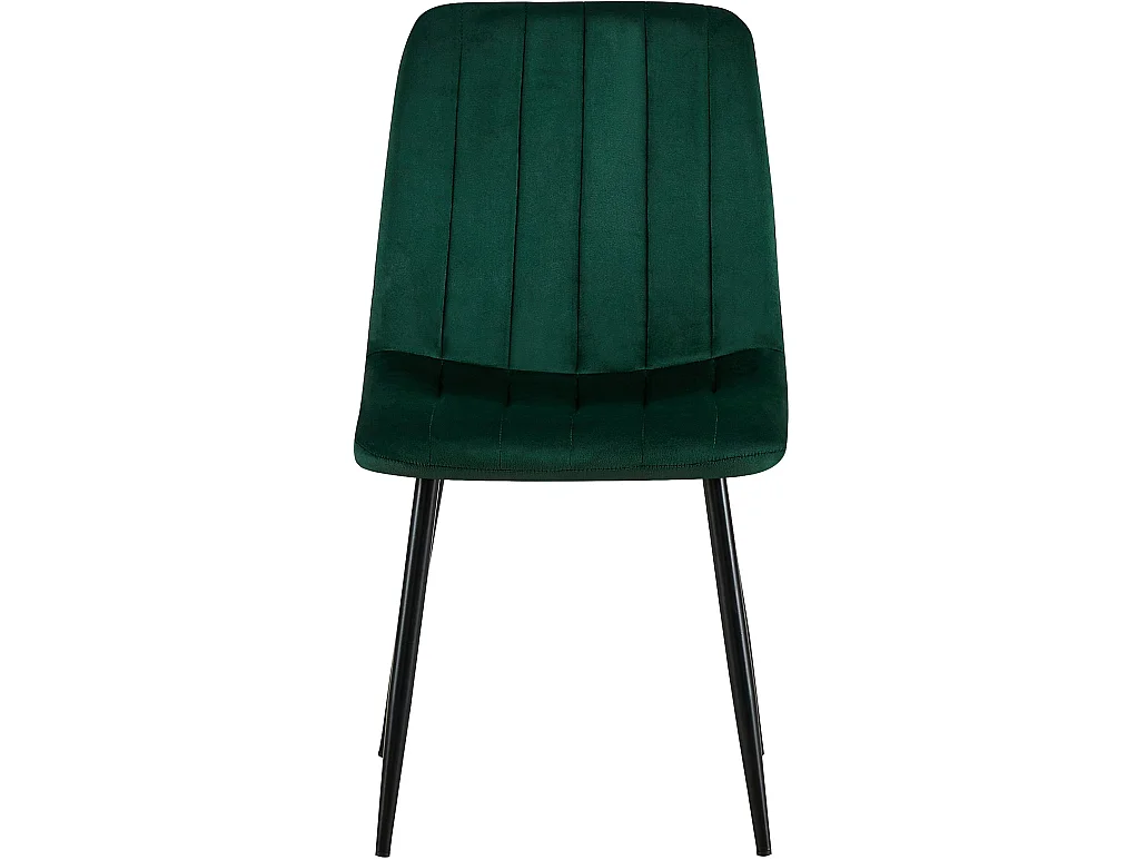 chaise salle à manger - Velours - Vert - Dijon