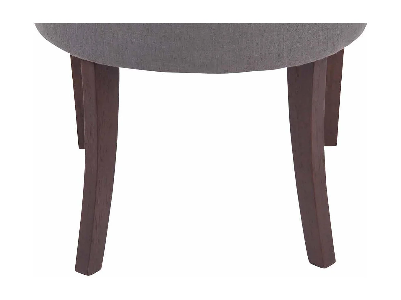 Lot de 2  chaise salle à manger - Tissu & Antique - Gris foncé - Aberdeen