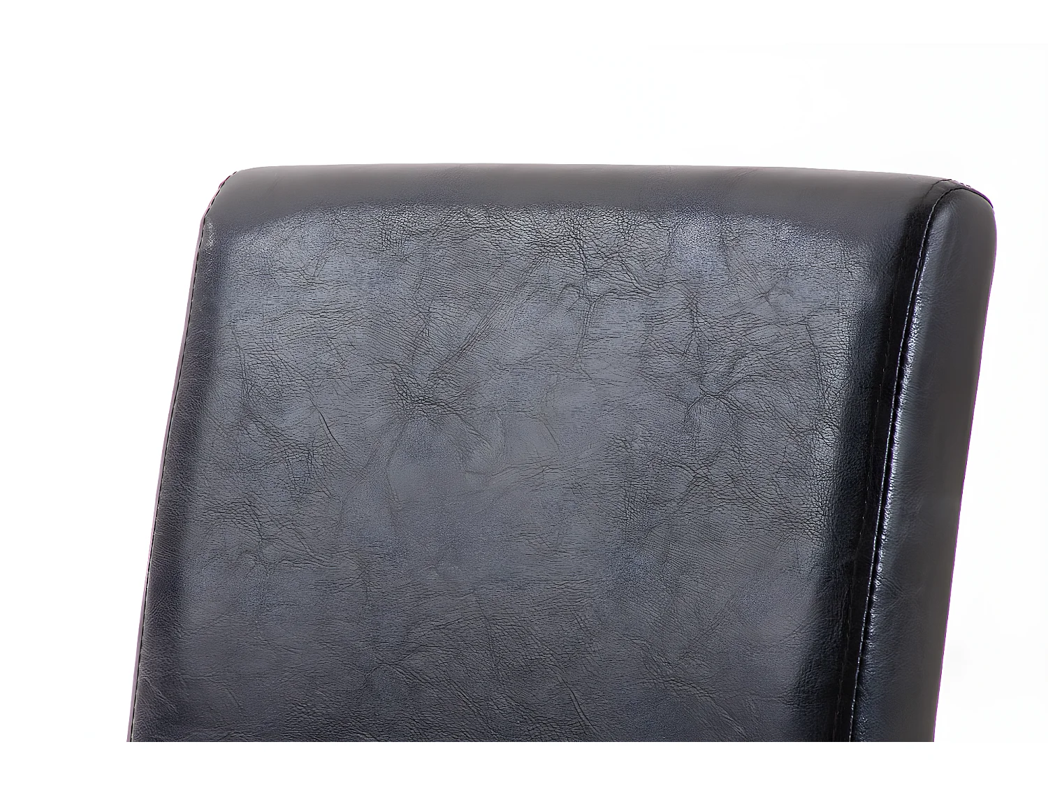 chaise salle à manger - Similicuir & Marron foncé - Marron - Ina