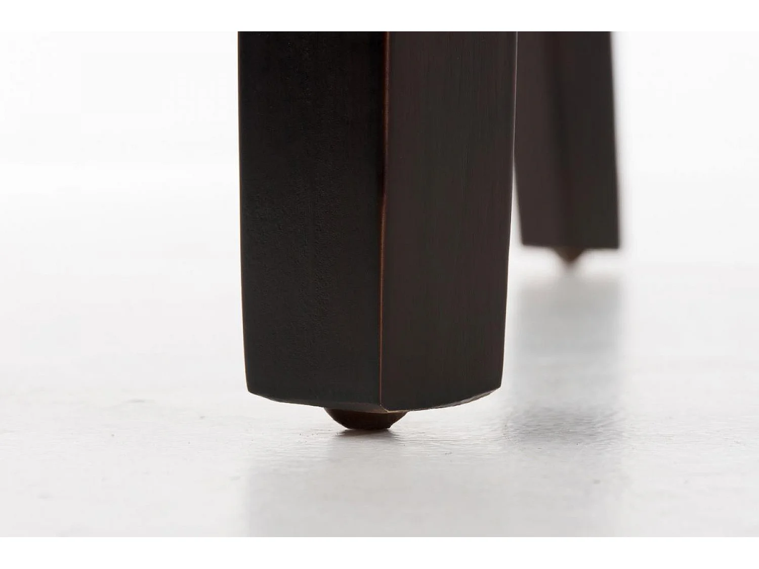 chaise salle à manger - Similicuir & Marron foncé - Gris - Ina