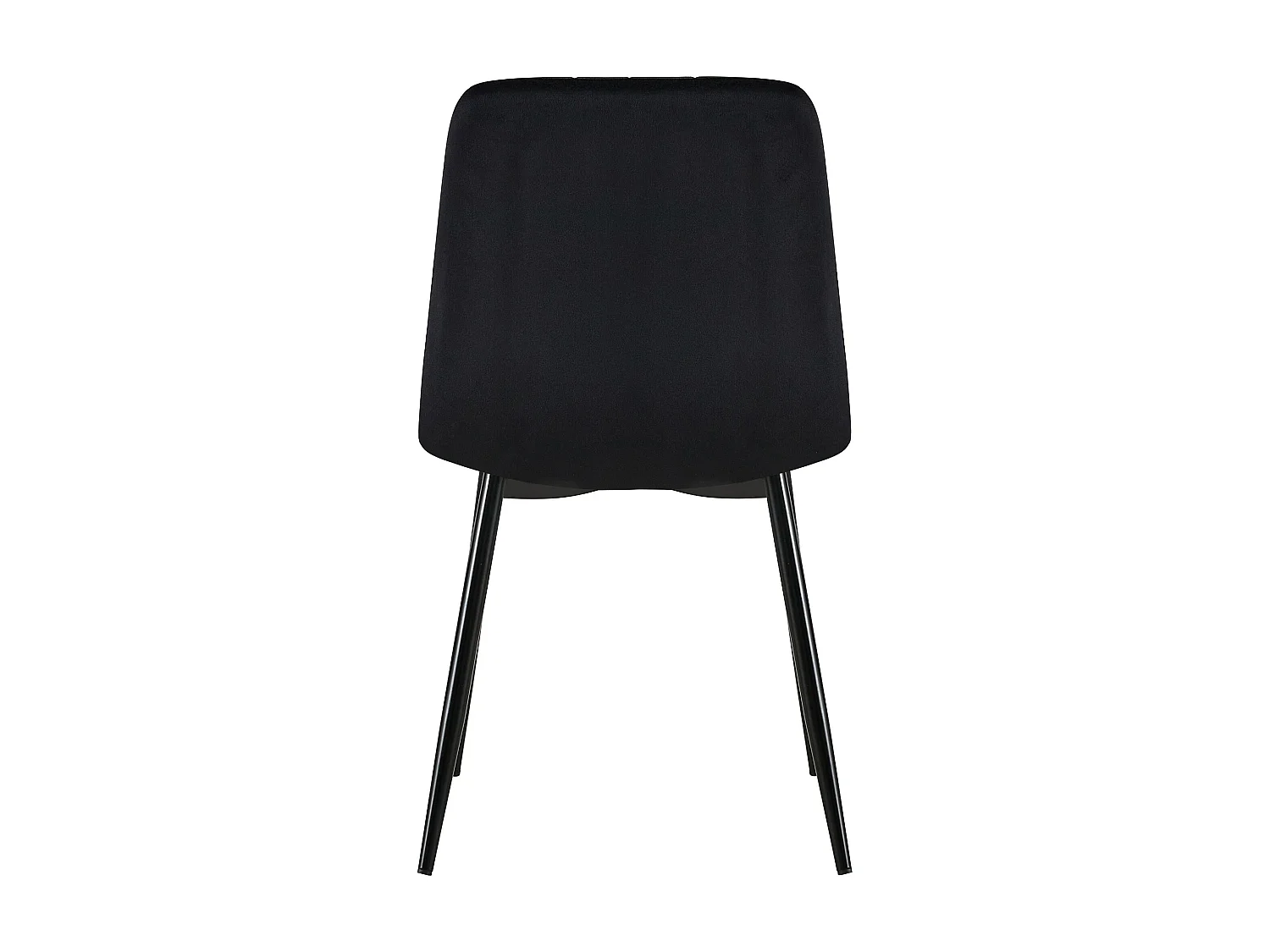 chaise salle à manger - Velours - Noir - Dijon