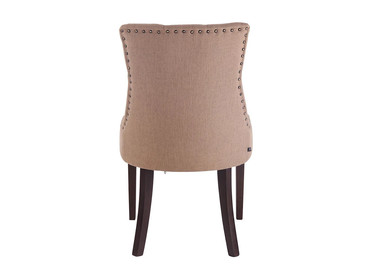 Lot de 2  chaise salle à manger - Tissu & Antique - Taupe - Aberdeen