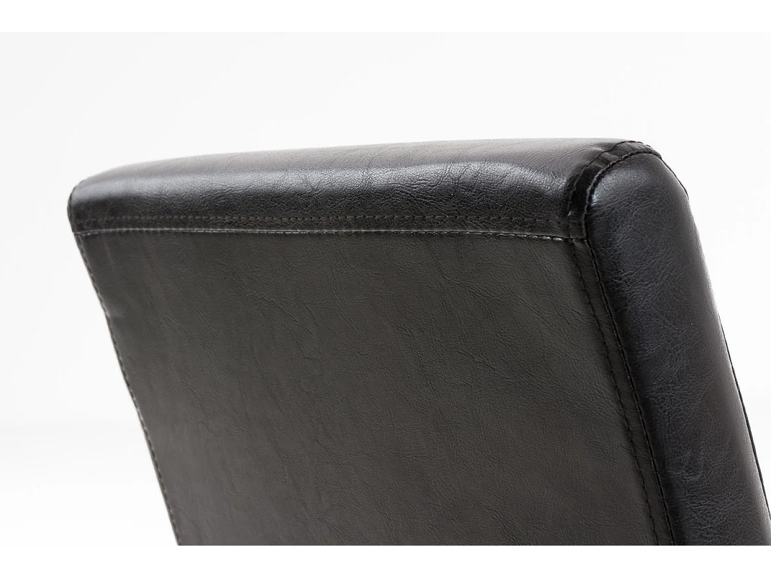 Eetkamerstoelen - Kunstleer & zwart - bruin - Ina