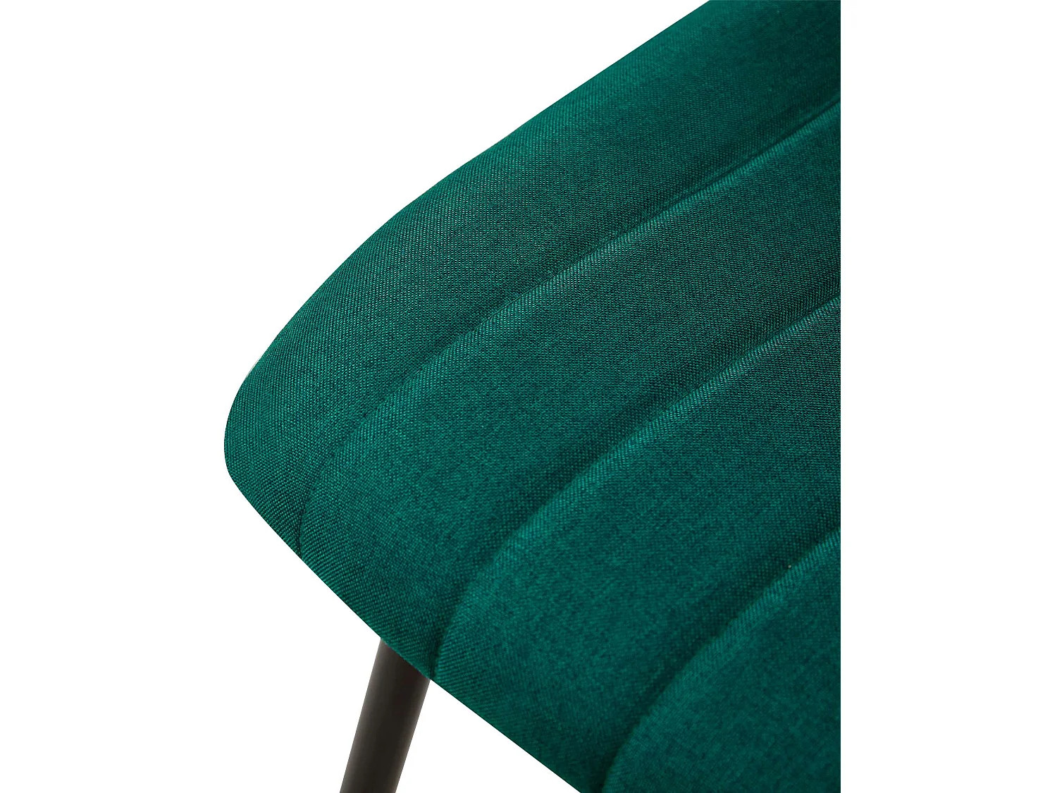 chaise salle à manger - Tissu - Vert foncé - Dijon