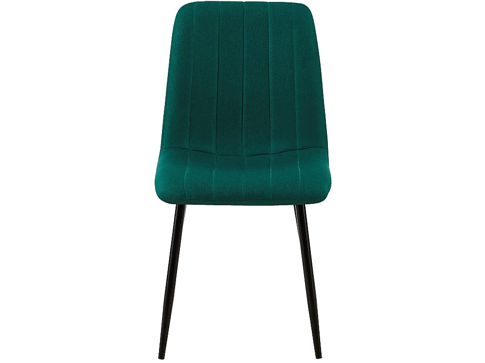 chaise salle à manger - Tissu - Vert foncé - Dijon