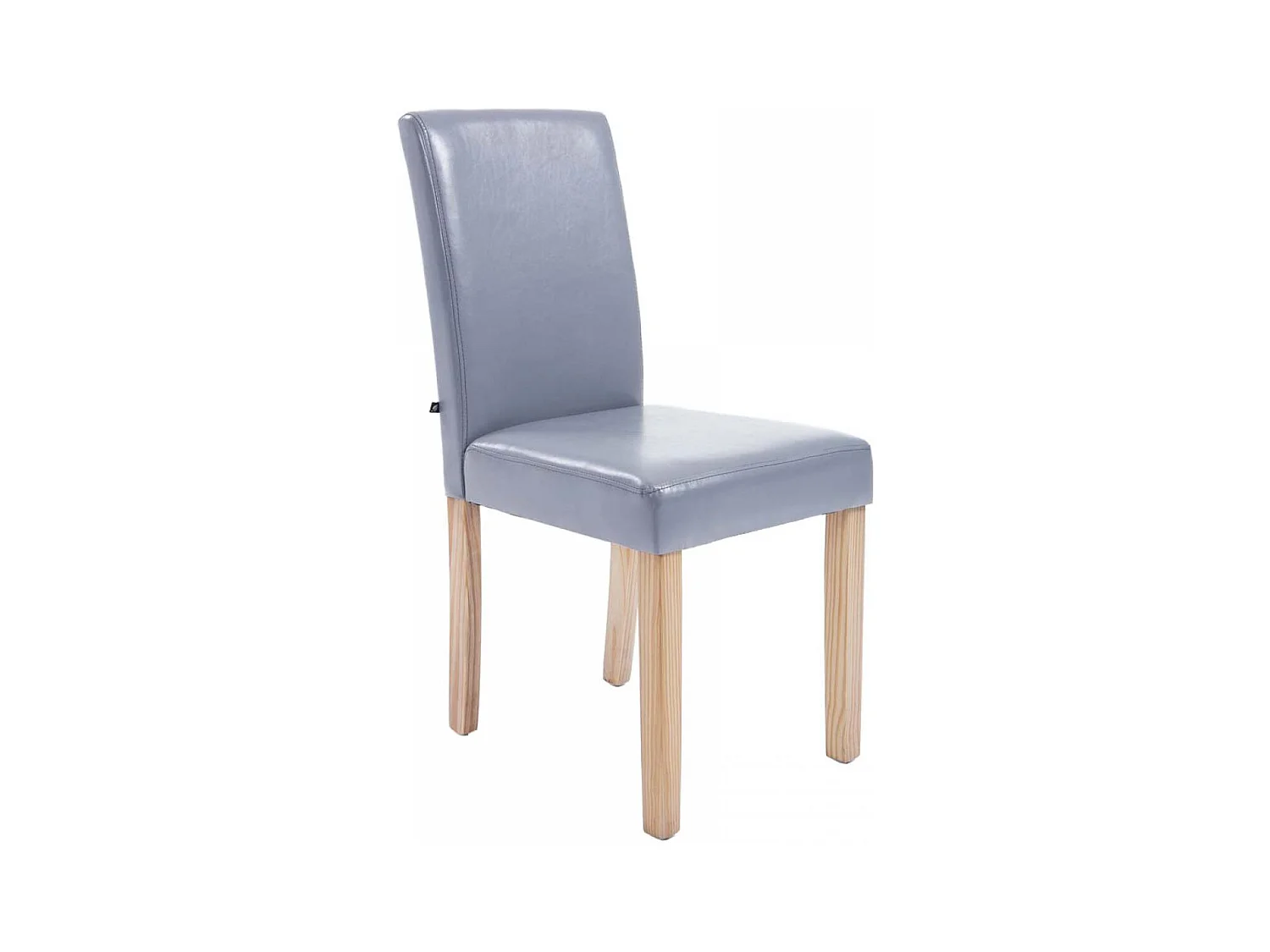 chaise salle à manger - Similicuir & Nature - Gris - Ina