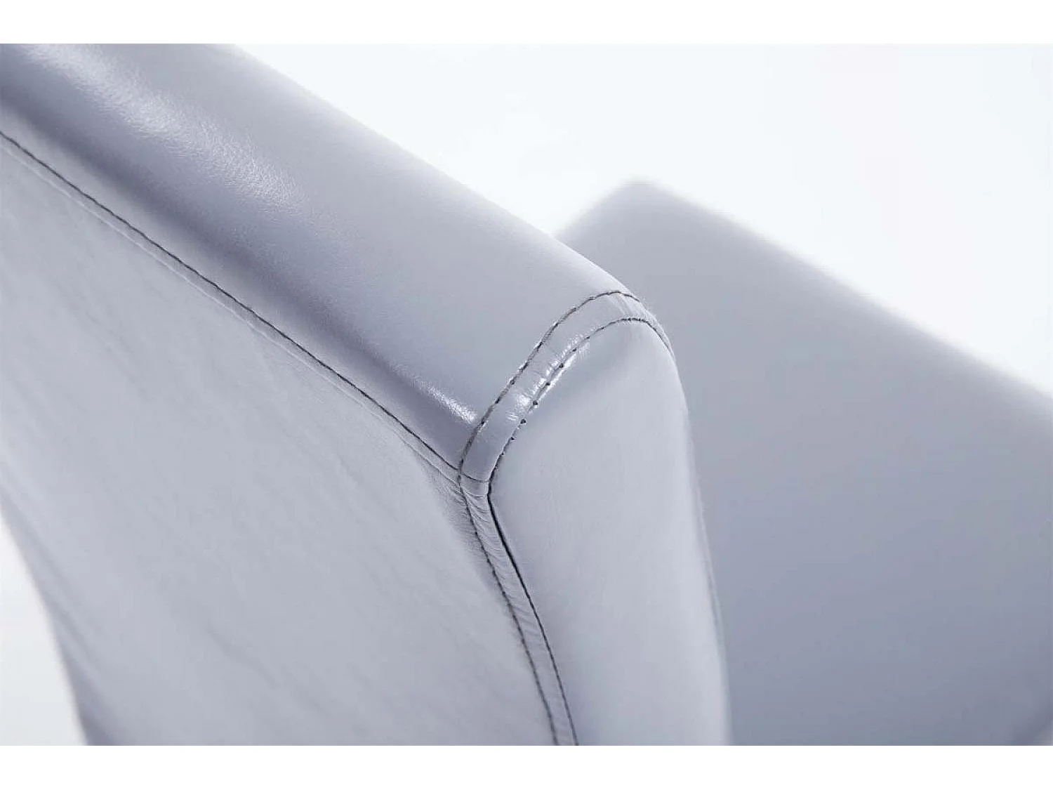 chaise salle à manger - Similicuir & Nature - Gris - Ina