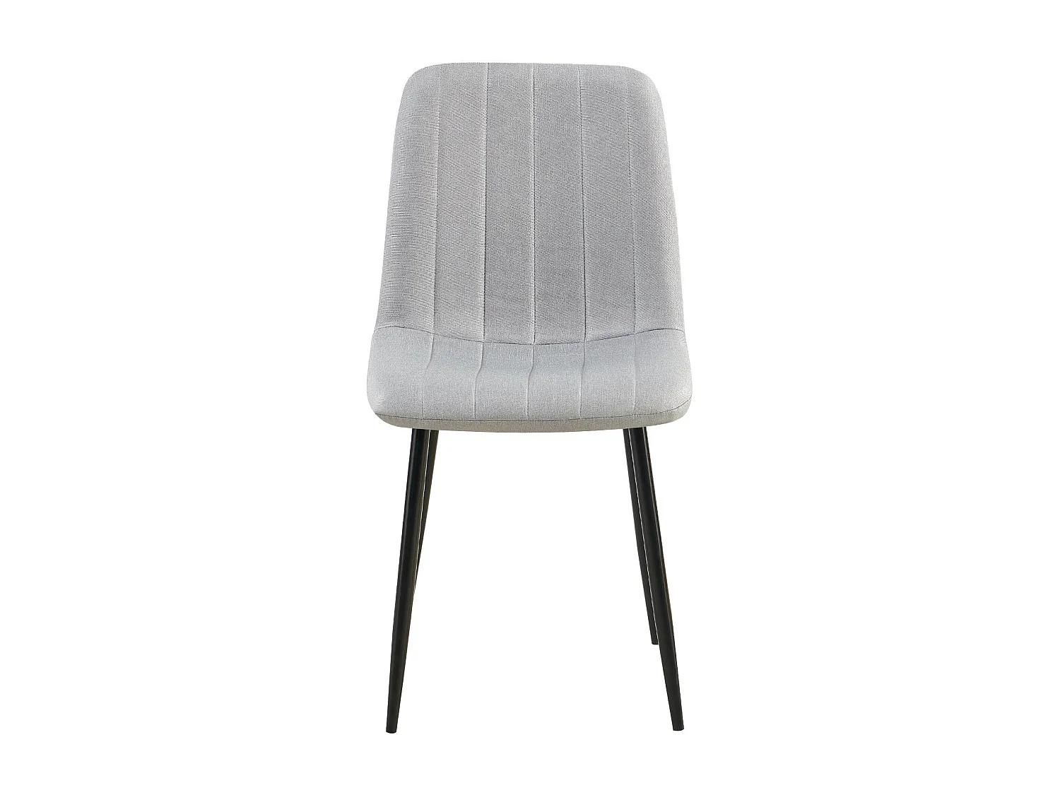 Eetkamerstoelen - Stof - grijs - Dijon