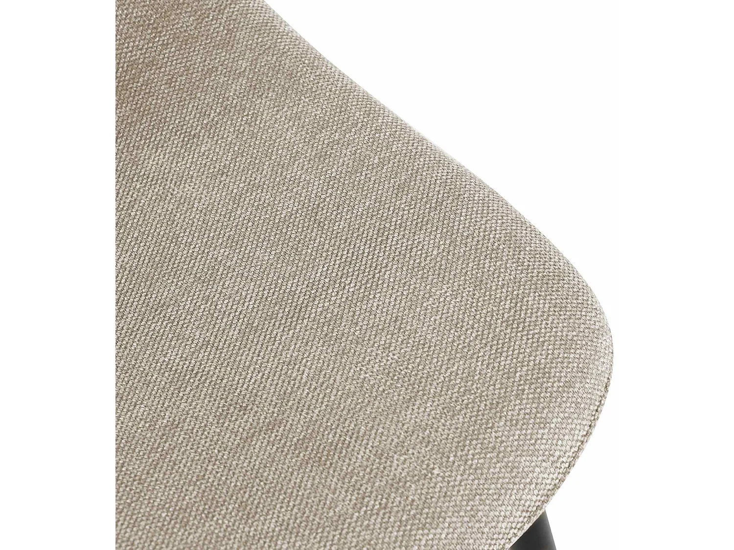 chaise salle à manger - Tissu - Crème - Napier