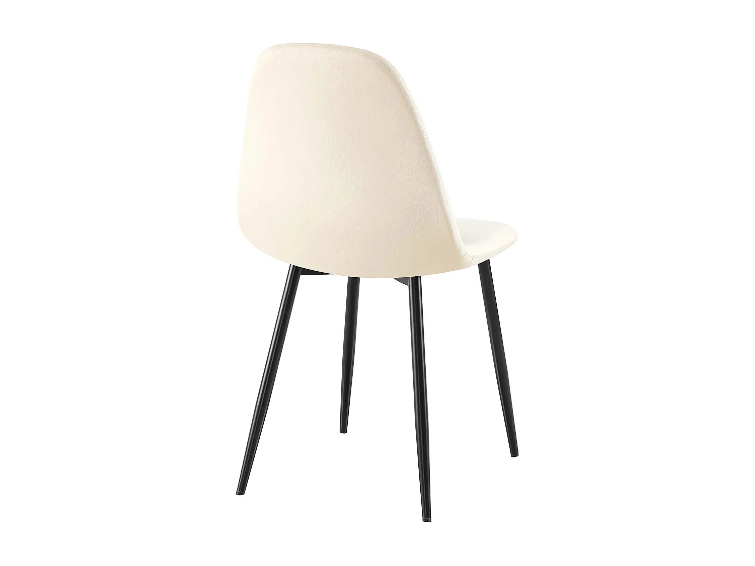 Eetkamerstoelen - Fluweel - creme - Napier