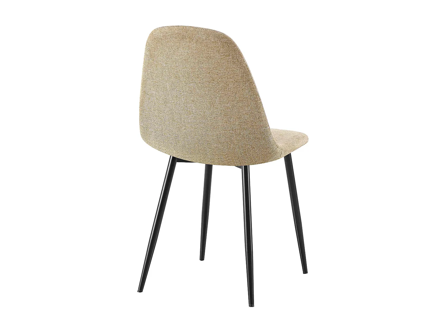 chaise salle à manger - Tissu - Taupe - Napier