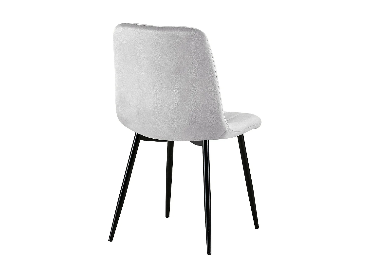 chaise salle à manger - Velours - Gris - Dijon