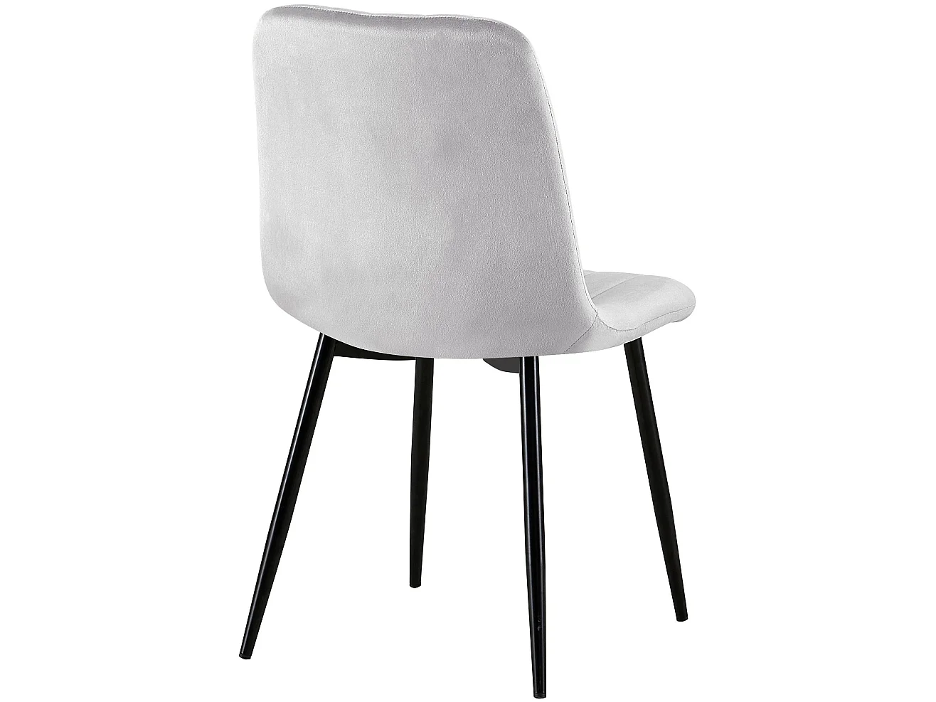 Eetkamerstoelen - Fluweel - grijs - Dijon
