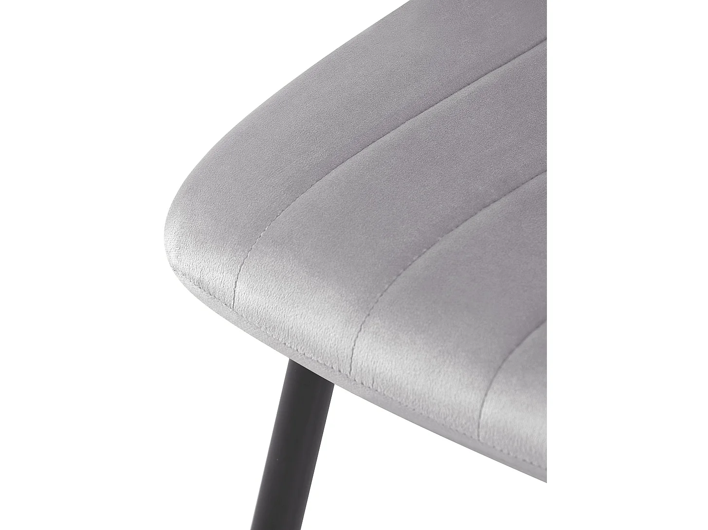 Eetkamerstoelen - Fluweel - grijs - Dijon