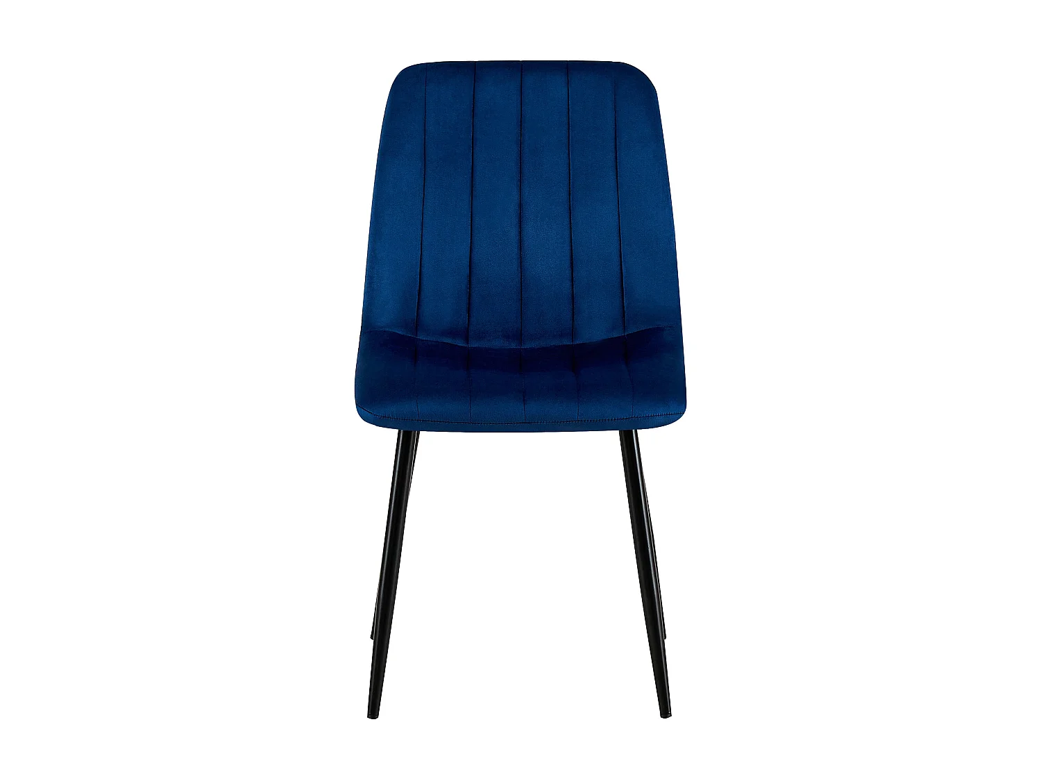 Eetkamerstoelen - Fluweel - blauw - Dijon
