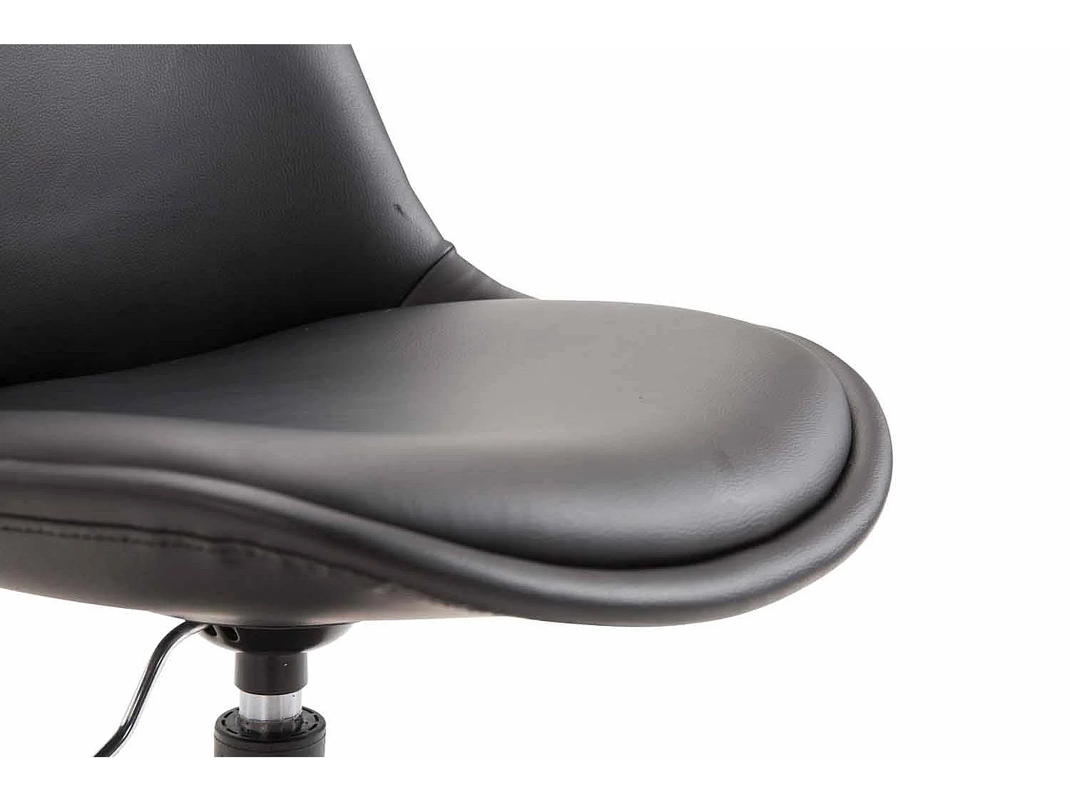 chaise salle à manger - Similicuir & Noir - Noir - Maverick