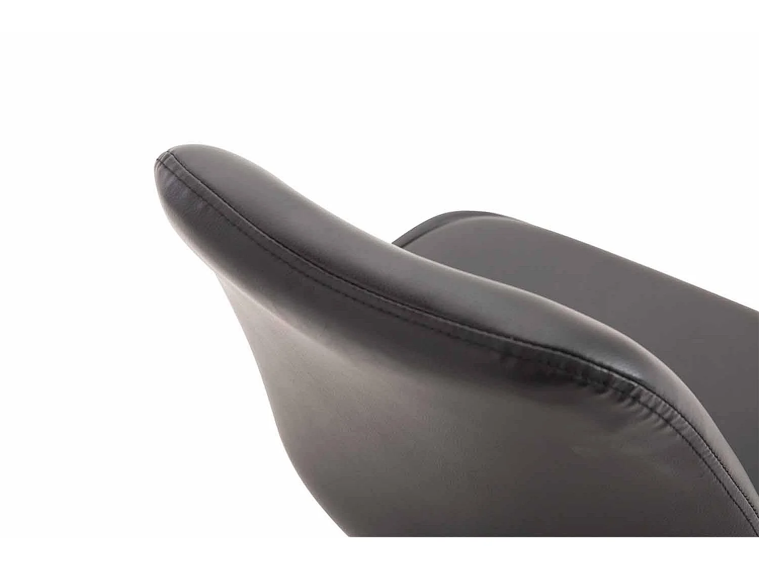 chaise salle à manger - Similicuir & Noir - Noir - Maverick