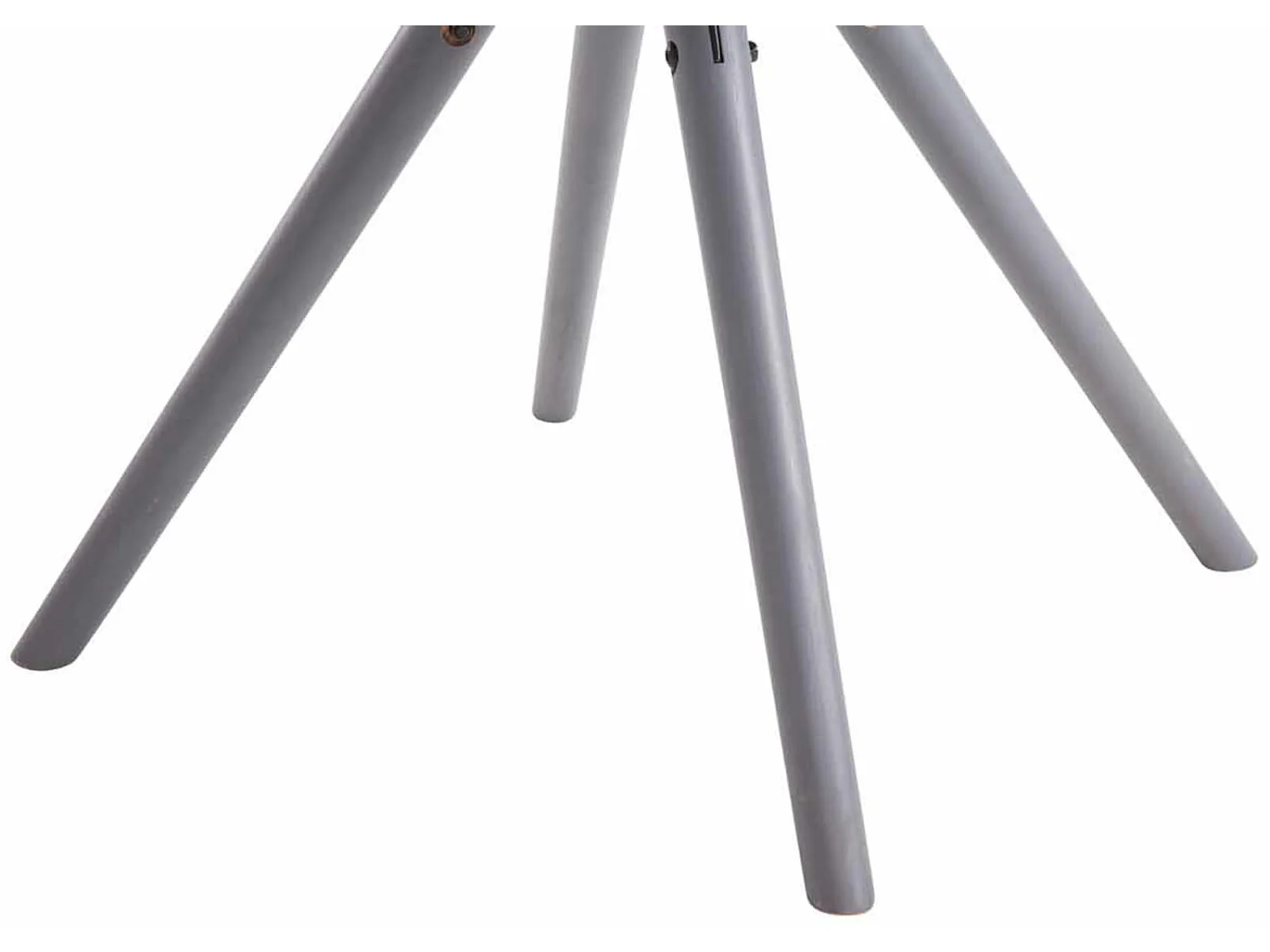 Lot de 4  chaise salle à manger - Tissu & Bois - Gris foncé - Toulouse