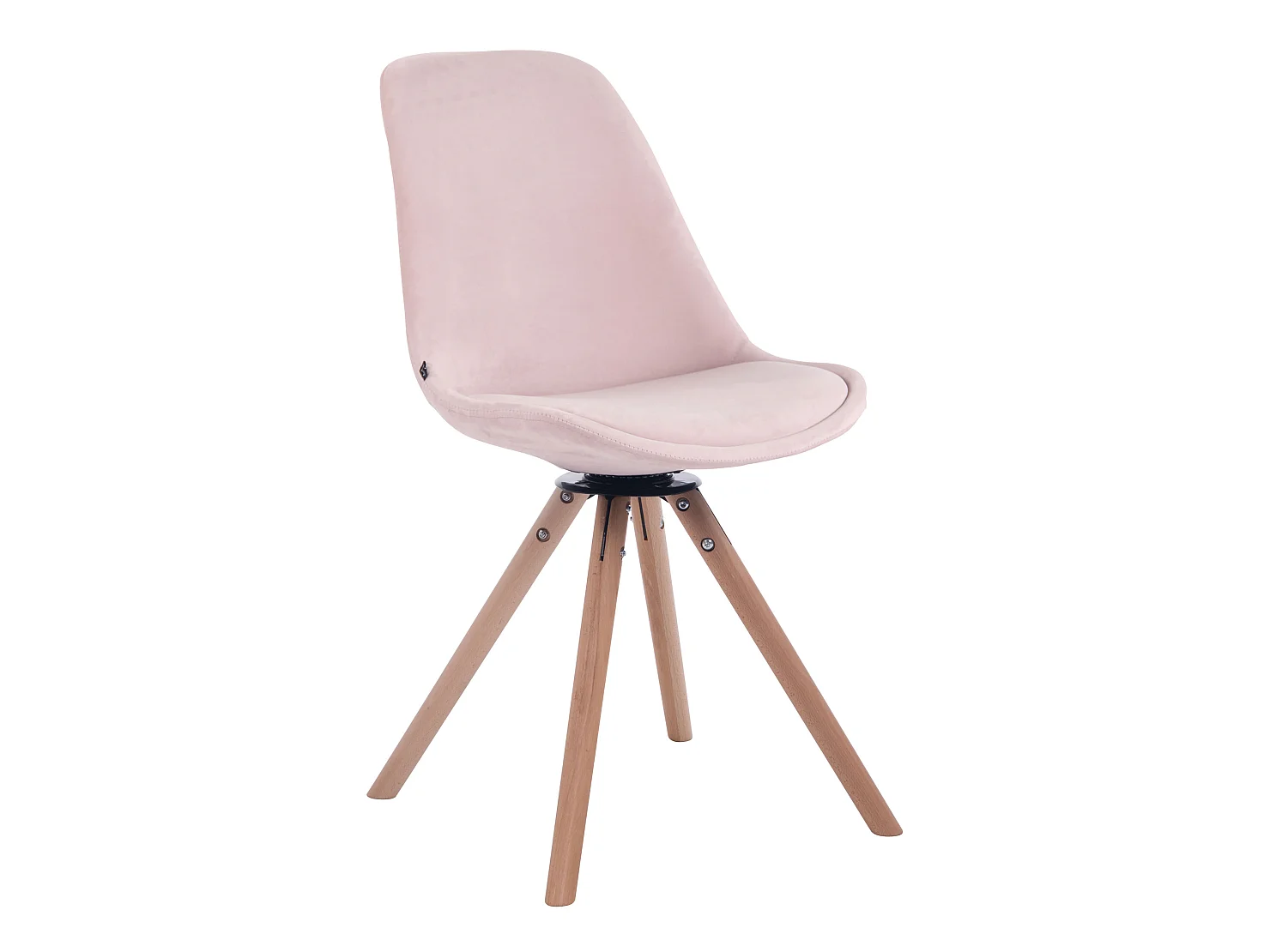 chaise salle à manger - Velours & Nature - Rose - Troyes