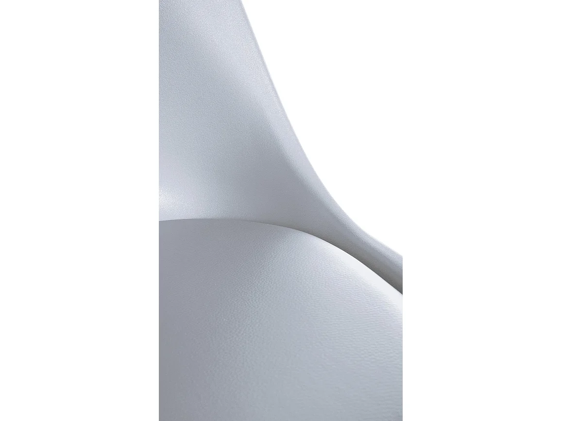 chaise salle à manger - Plastique & Nature (carré) - Blanc - Sofia