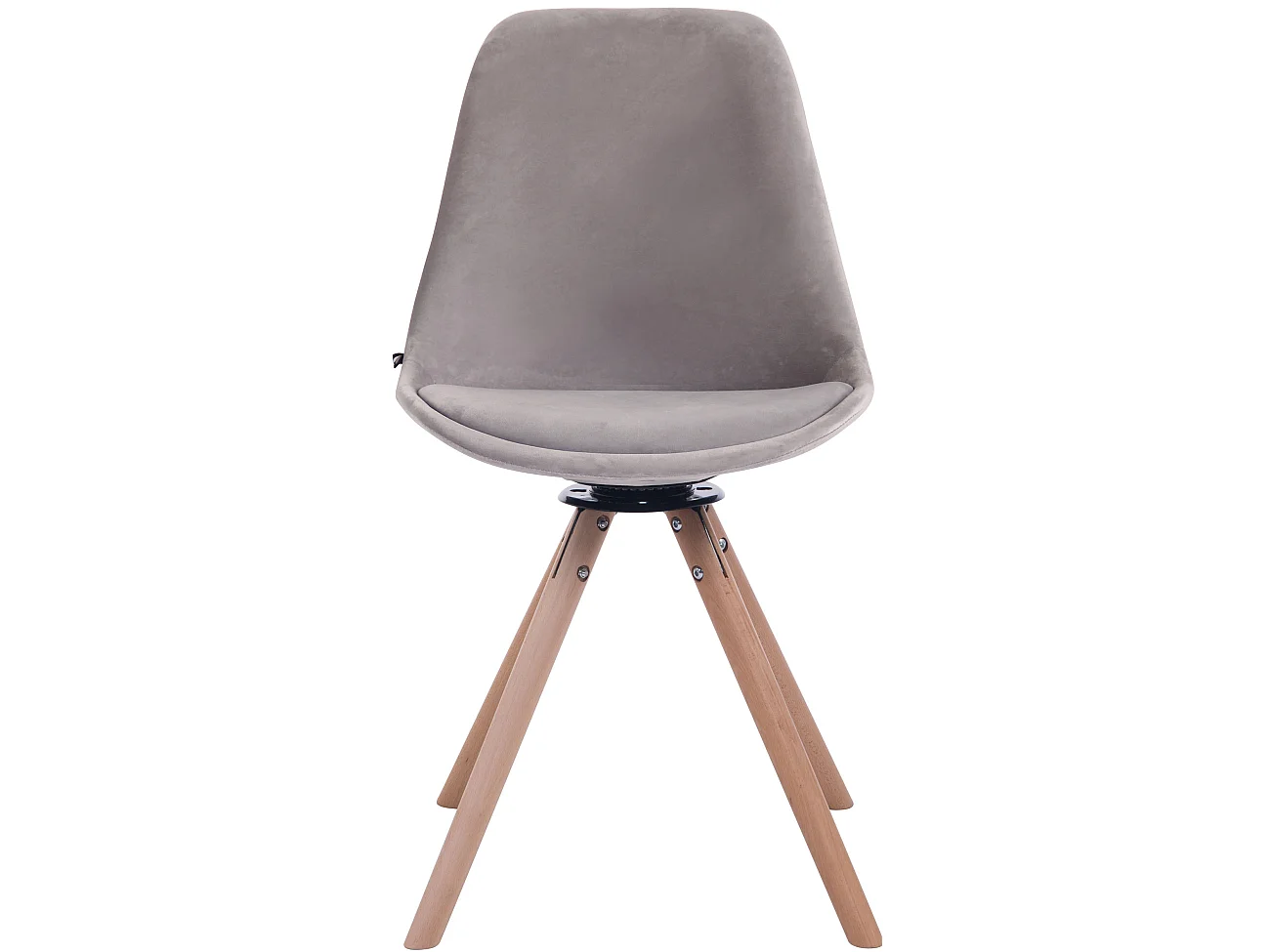 chaise salle à manger - Velours & Nature - Gris - Troyes
