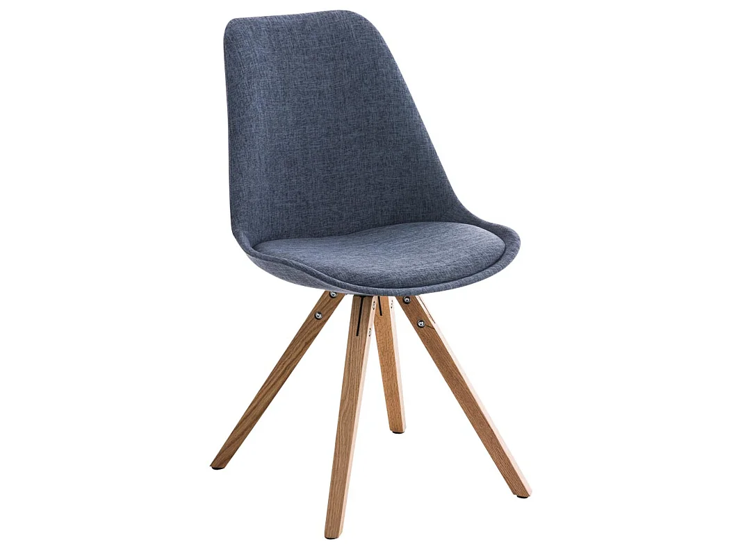 chaise salle à manger - Tissu & Nature - Bleu - Pegleg