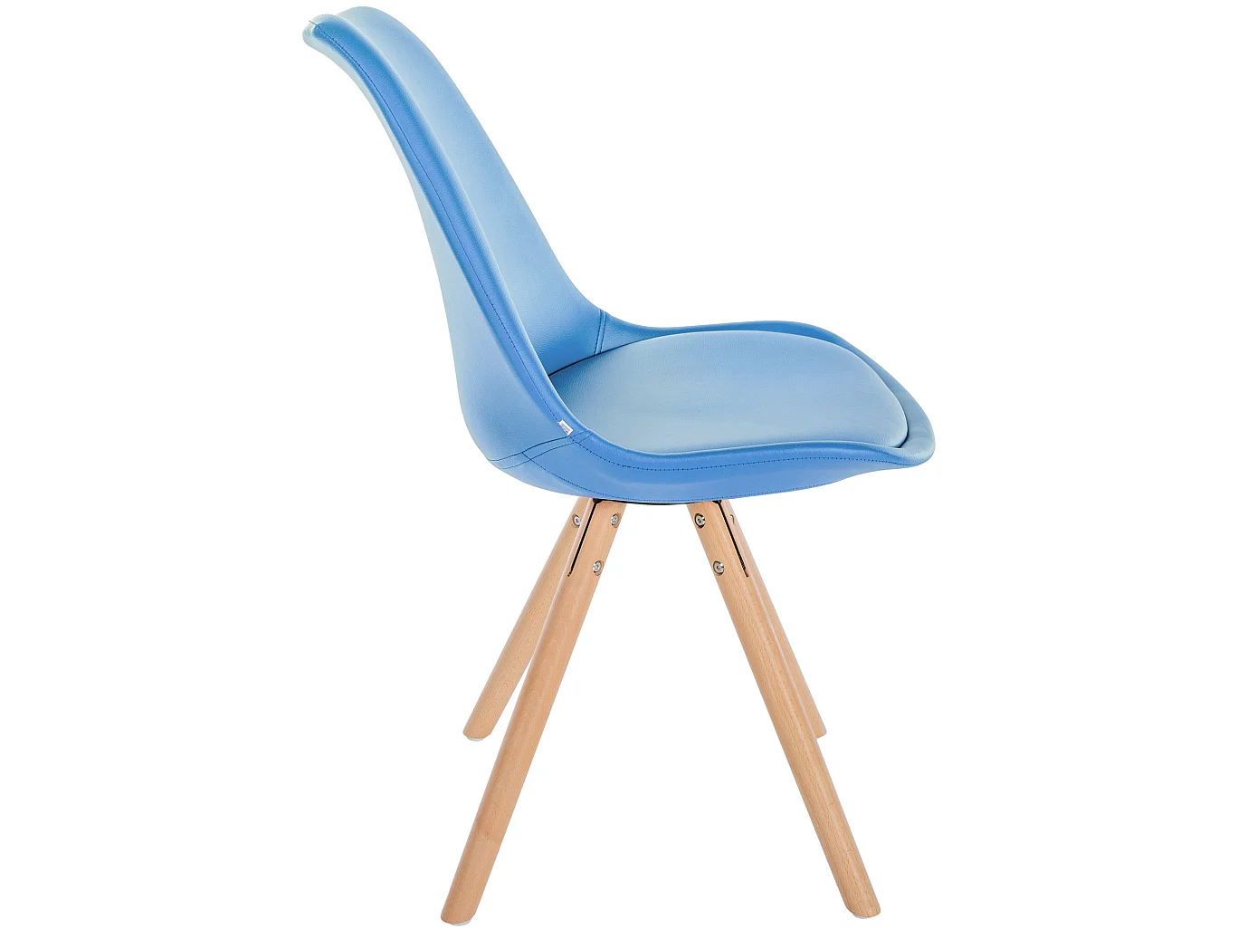 Silla de comedor - Simil cuero &  - Azul claro - Sofia