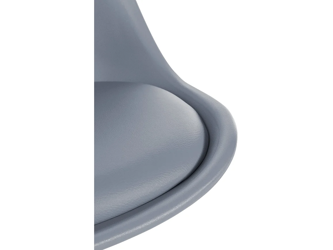 chaise salle à manger - Plastique & Nature (carré) - Gris - Sofia