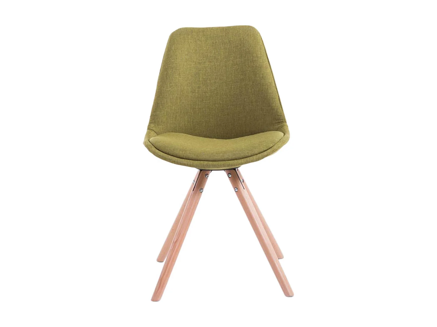 Lot de 4  chaise salle à manger - Tissu & Nature - Vert - Toulouse