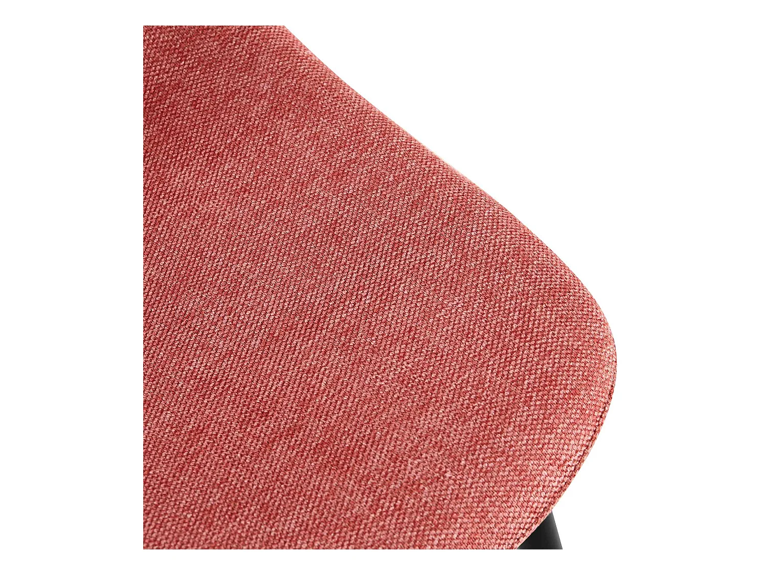 Lot de 4  chaise salle à manger - Tissu - Orange - Napier