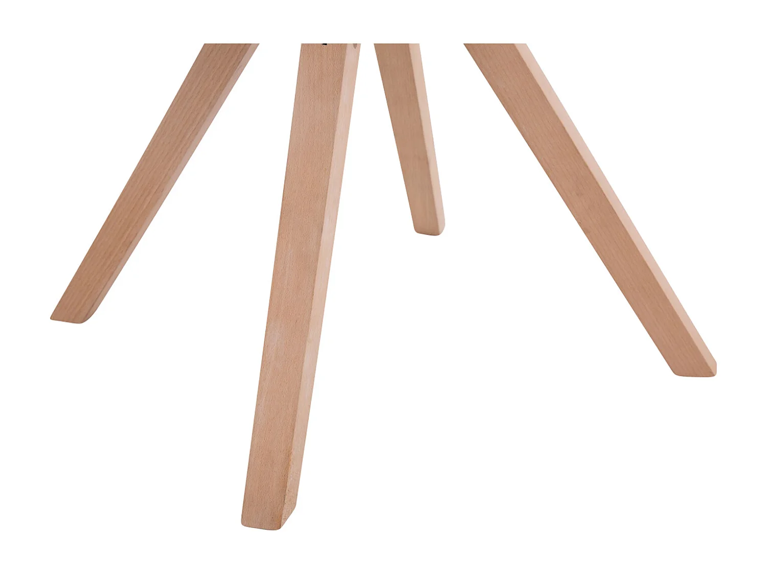 Set van 4  Eetkamerstoelen - Stof & natura - grijs - Toulouse