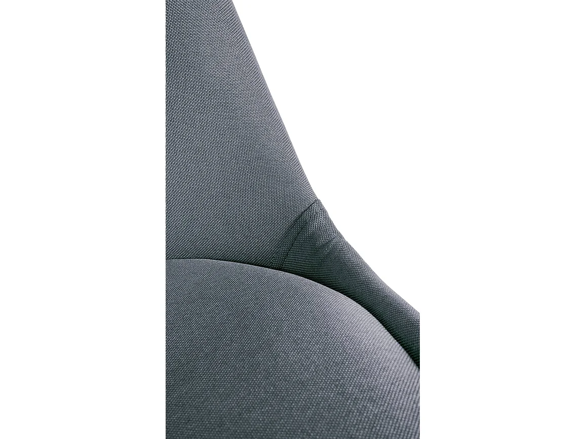 Lot de 4  chaise salle à manger - Tissu & Nature (carré) - Gris clair - Sofia