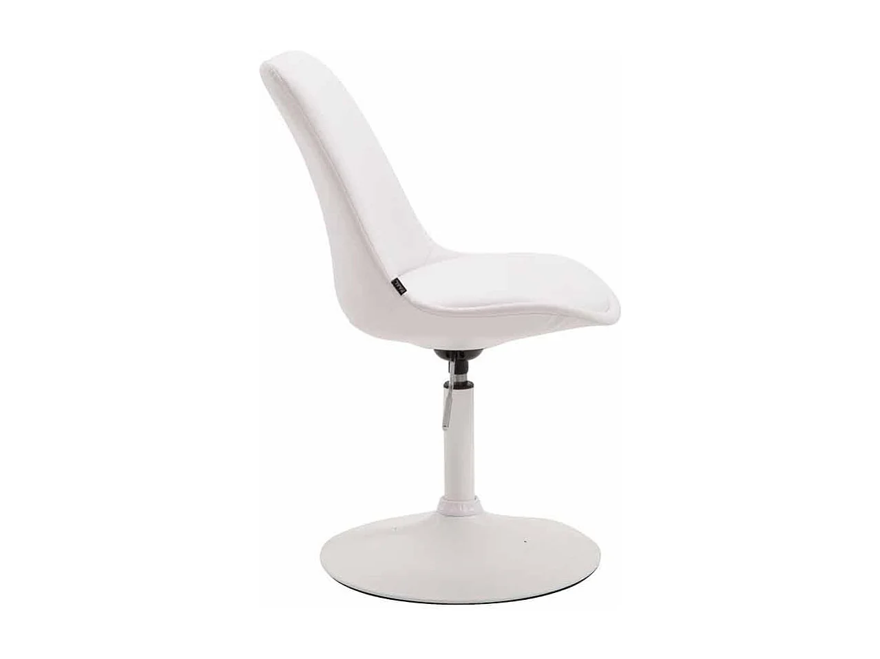 chaise salle à manger - Similicuir & Blanc - Blanc - Maverick