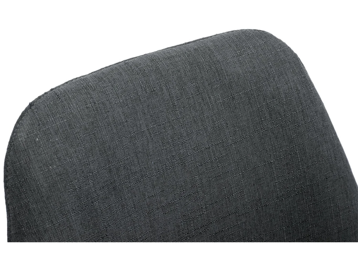 Lot de 4  chaise salle à manger - Tissu & Nature - Gris foncé - Toulouse