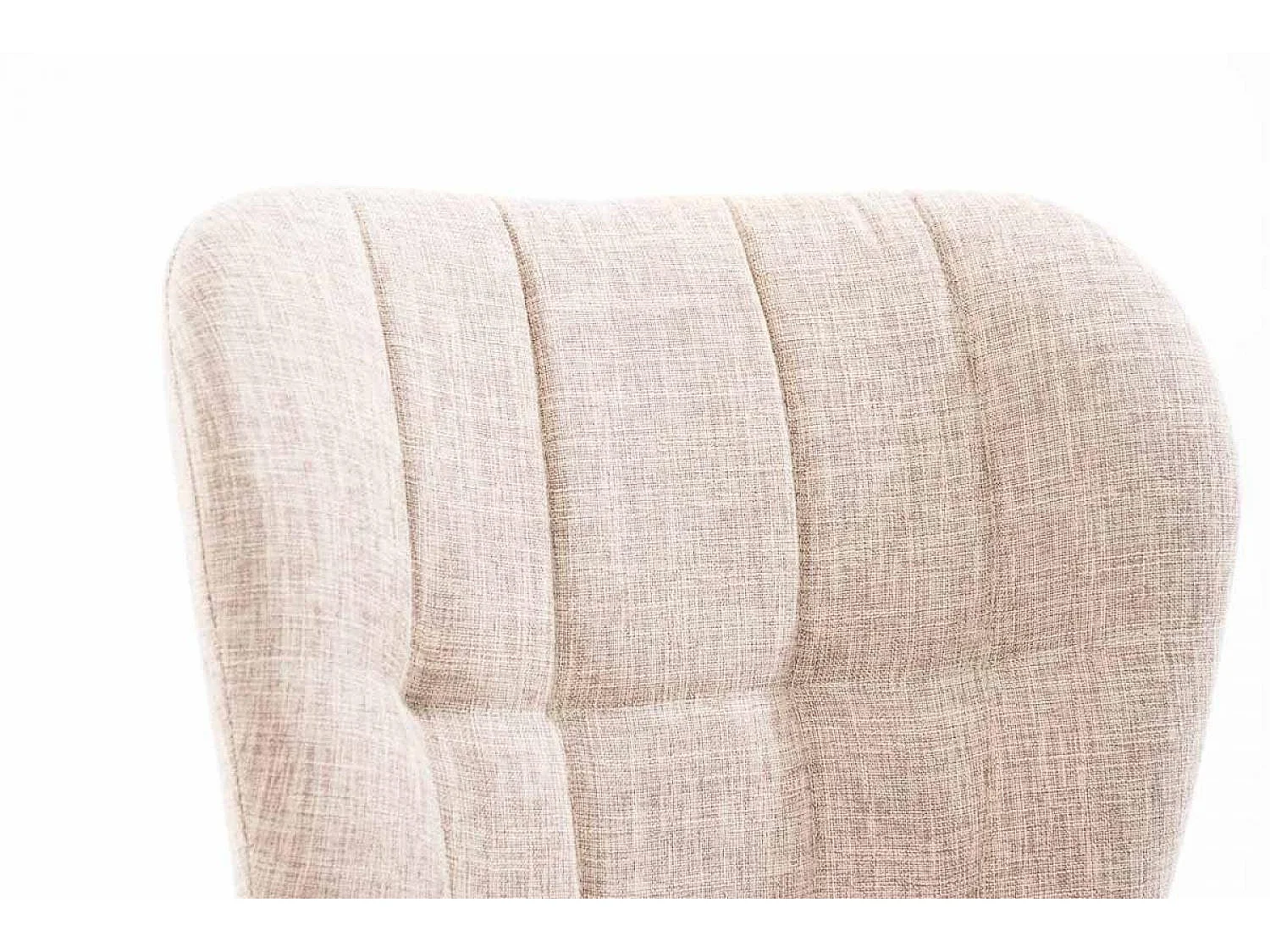 Eetkamerstoelen - Stof & natura - creme - Elda