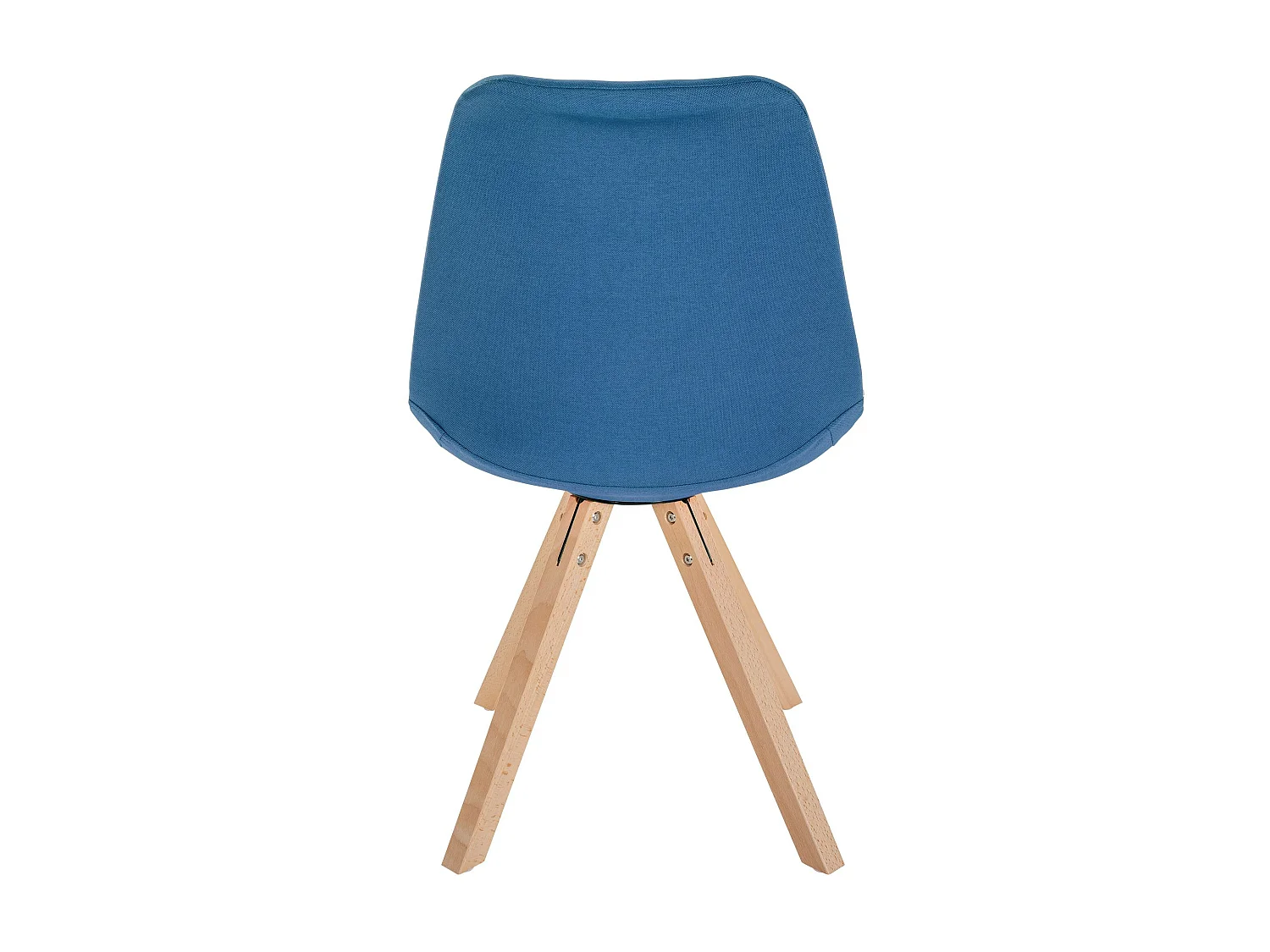 chaise salle à manger - Tissu & Nature (carré) - Bleu - Sofia