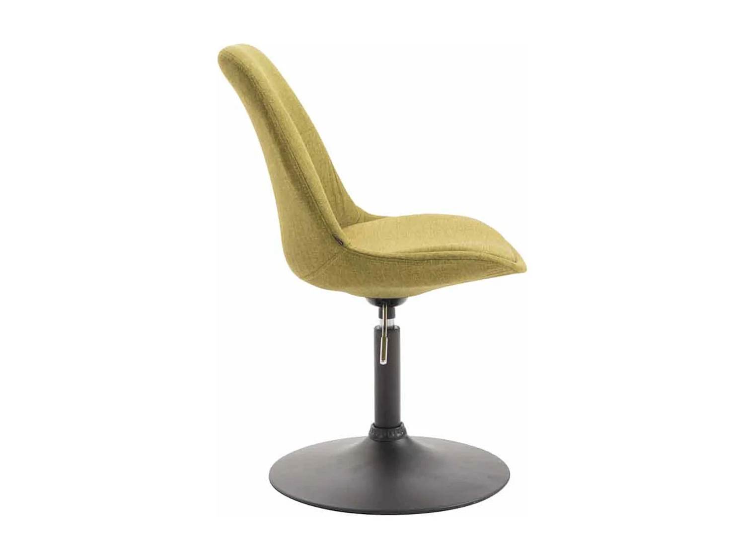 Lot de 4  chaise salle à manger - Tissu & Noir - Vert - Maverick