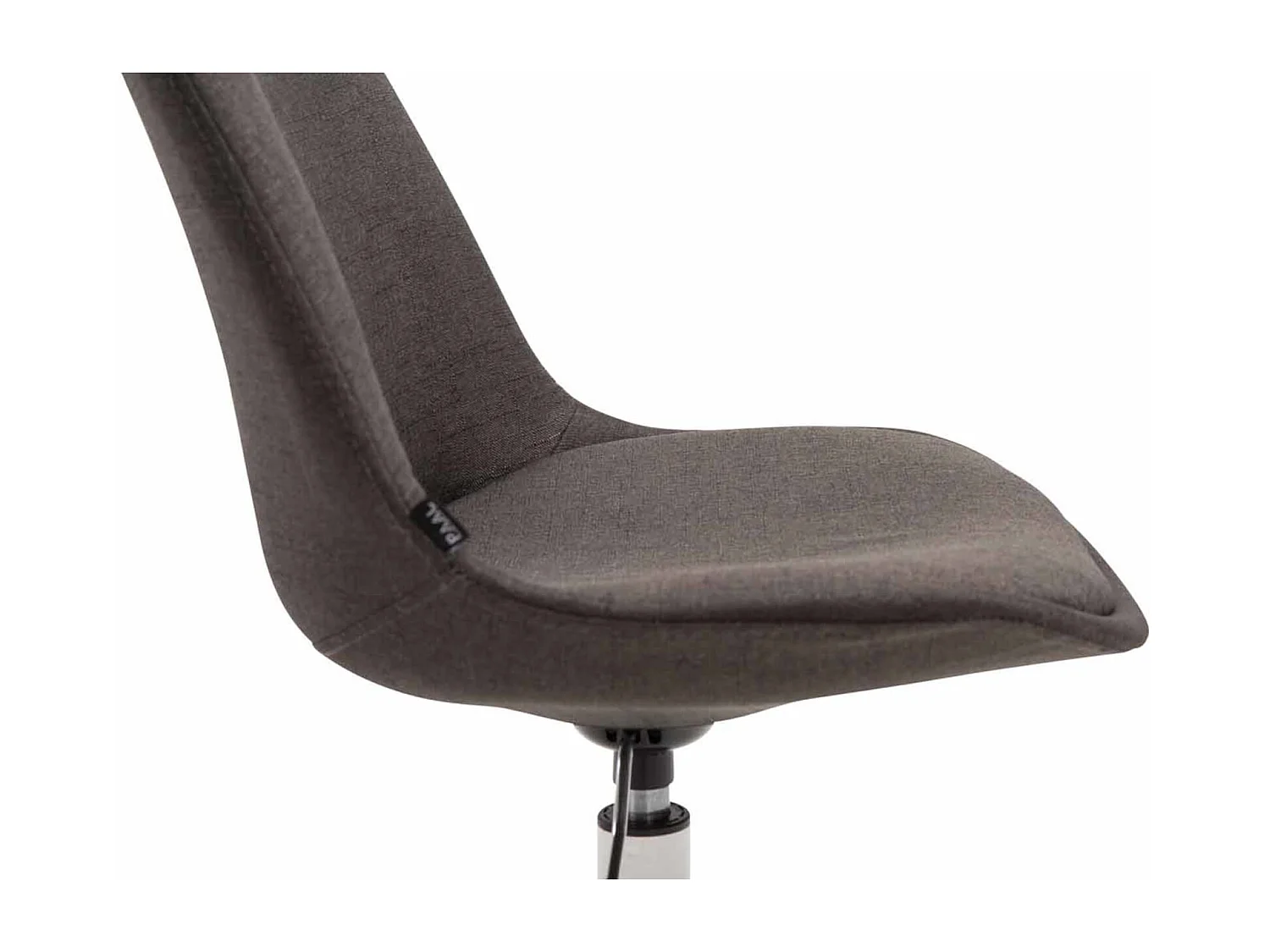 4er Set Esszimmerstuhl - Stoff & weiß - dunkelgrau - Maverick