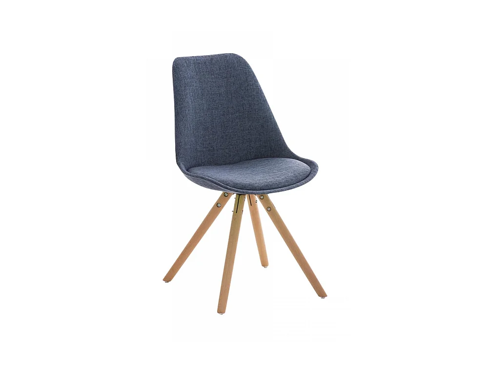 chaise salle à manger - Tissu & Nature - Bleu - Pegleg